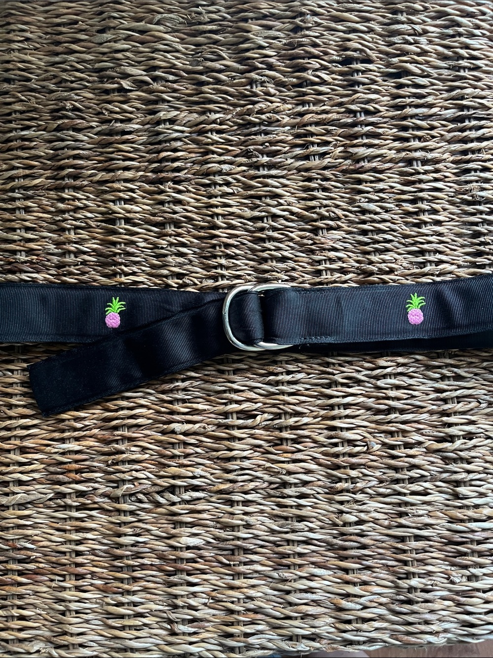 Women’s Eliza B Pink Pineapple Ribbon Belt